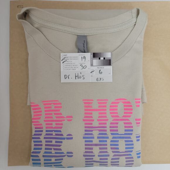 Dr, Ho's Novelty Souvenir T Shirt Tie Dye Print Graphic Tee Large Next Level 675 - Picture 7 of 8